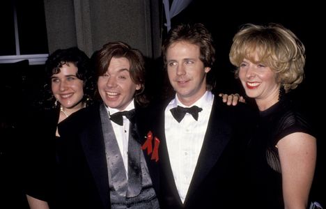 Mike Myers, Dana Carvey, Robin Ruzan, and Paula Zwagerman at an event for Wayne's World (1992)
