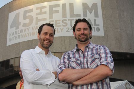 Actor/Co-Writer David Crane and Director/Co-Writer Quinn Saunders at the 45th Annual Karlovy Vary International Film Fes