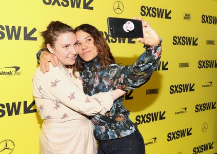 Soraya Sélène and Lena Dunham at an event for Half the Picture (2018)