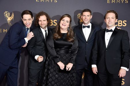 Pete Davidson, Mikey Day, Beck Bennett, Kyle Mooney, and Aidy Bryant at an event for The 69th Primetime Emmy Awards (201