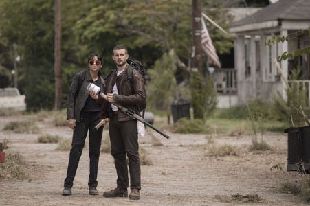Nico Tortorella and Annet Mahendru in The Walking Dead: World Beyond (2020)