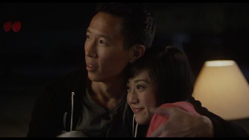 Chris Dinh and Julie Zhan in Comfort (2016)