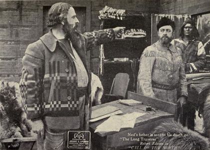 Milton Brown, Robert Edeson, and Theodore Roberts in The Call of the North (1914)