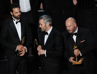 Emile Sherman, Gareth Unwin, and Iain Canning at an event for The 83rd Annual Academy Awards (2011)