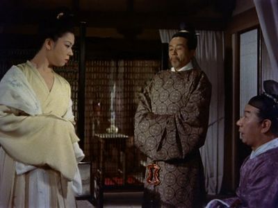 Machiko Kyô, Eitarô Ozawa, and Eitarô Shindô in Princess Yang Kwei-fei (1955)