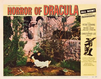 Christopher Lee and Melissa Stribling in Horror of Dracula (1958)