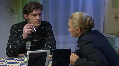 Sergey Strelnikov and Inna Miroshnichenko in Angel-khranitel (2007)