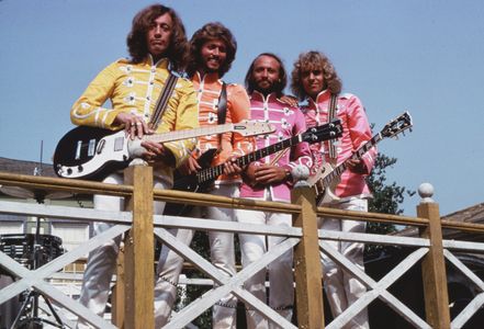 Barry Gibb, Peter Frampton, Maurice Gibb, Robin Gibb, and The Bee Gees in Sgt. Pepper's Lonely Hearts Club Band (1978)