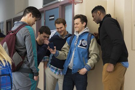 Justin Prentice, Ross Butler, Brandon Flynn, Bryan Box, and Joey Chacho in 13 Reasons Why (2017)