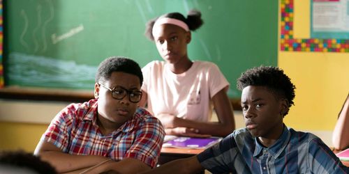 Alex R. Hibbert and Shamon Brown Jr. in The Chi (2018)