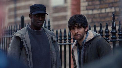 Colin Morgan and Ivanno Jeremiah in Humans (2015)