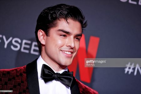 LOS ANGELES, CALIFORNIA - MAY 17: Diego Tinoco attends the Prom Night photo call at Netflix FYSEE At Raleigh Studios on 