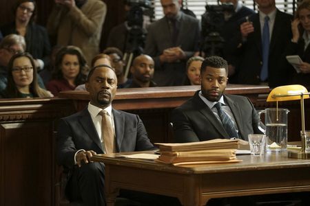 Richard Brooks and LaRoyce Hawkins in Chicago Justice (2017)