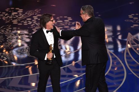 Adam McKay and Charles Randolph at an event for The Oscars (2016)