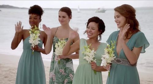 (L-R) Still of LaToya Tonodeo, Maia Mitchell, Cierra Ramirez, and Morgan Lindholm in The Fosters (Where the Heart is) se