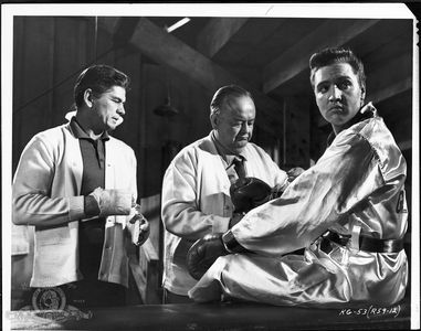 Elvis Presley, Charles Bronson, and Robert Emhardt in Kid Galahad (1962)