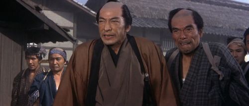 Shôsaku Sugiyama and Yoshio Yoshida in Zatoichi on the Road (1963)