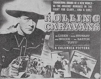 Buzz Barton, Jack Luden, Eleanor Stewart, and Harry Woods in Rolling Caravans (1938)