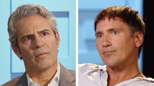 Andy Cohen and Eric Nies in For Real: The Story of Reality TV (2021)