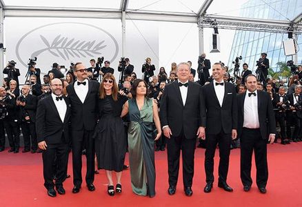 The premiere of AN INCONVENIENT SEQUEL: TRUTH TO POWER at the Cannes Film Festival (2017). Scott Burns, Richard Berge, D