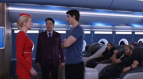 Russell Wong, Brandon Routh, Bernice Liu, Kaiwi Lyman, and Natasha Lloyd in Lost in the Pacific (2016)