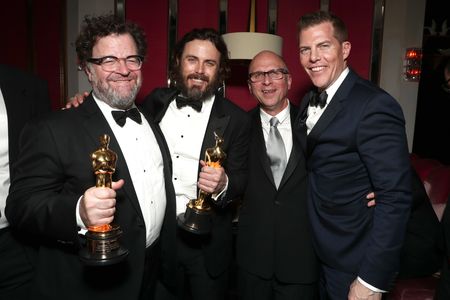 Casey Affleck, Bob Berney, Kenneth Lonergan, and Kevin J. Walsh at an event for The Oscars (2017)