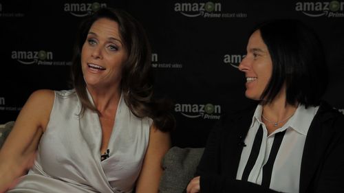 Amy Landecker and Andrea Sperling in IMDb: What to Watch (2013)
