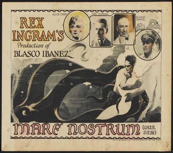 Rex Ingram, Vicente Blasco Ibáñez, Antonio Moreno, and Alice Terry in Mare Nostrum (1926)