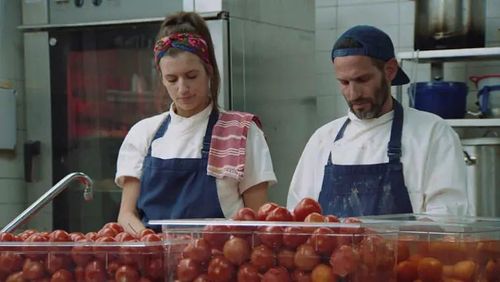 Guri Alfi and Yael Elkana in The Chef (2020)