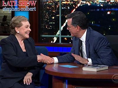 Julie Andrews and Stephen Colbert in The Late Show with Stephen Colbert: Julie Andrews/Jonathan Groff/Yungblud feat. Dan