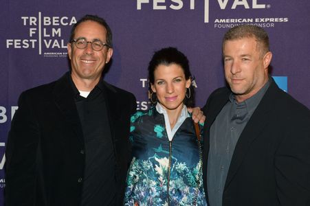 Jerry Seinfeld, Eric Steel, and Jessica Seinfeld at an event for Kiss the Water (2013)
