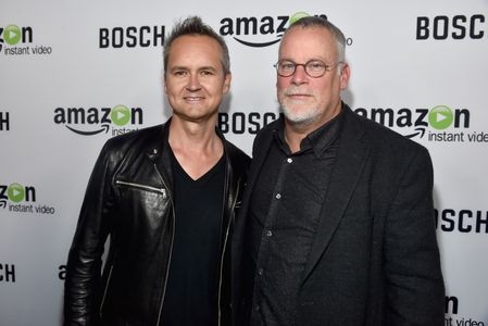 Michael Connelly and Roy Price at an event for Bosch (2014)