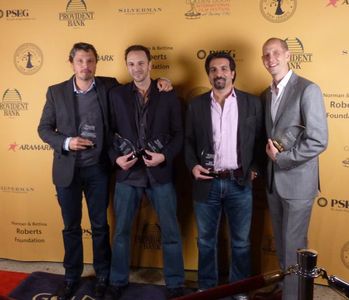 Dominik Tiefenthaler, Michael Wolfe, Robert Nicotra and Mark Montgomery after winning five awards at Golden Door Interna