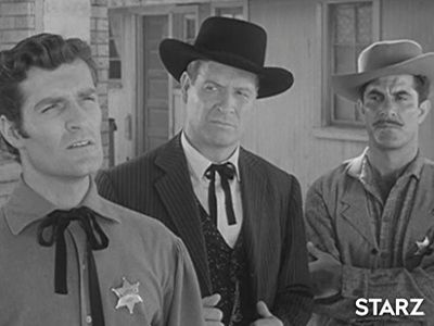 Kem Dibbs, Hugh O'Brian, and Richard Travis in The Life and Legend of Wyatt Earp (1955)