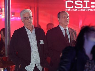 Ted Danson and Marc Vann in CSI: Crime Scene Investigation (2000)