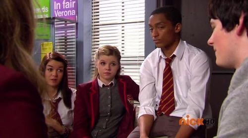 Jade Ramsey, Ana Mulvoy Ten, and Alex Sawyer in House of Anubis (2011)