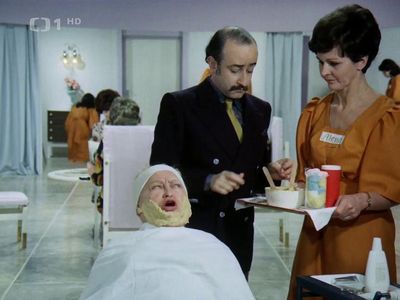 Juraj Herz and Slávka Hamouzová in How About a Plate of Spinach? (1977)