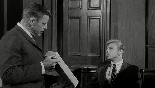 Burt Lancaster and Stanley Kristien in The Young Savages (1961)