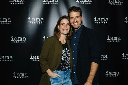 Bryan Langlitz and wife, Sally Eidman at IAMA Theatre Company's West Coast Premier of A KID LIKE JAKE.