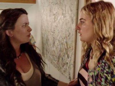 Eve Myles and Alice Felgate in You, Me & Them (2013)