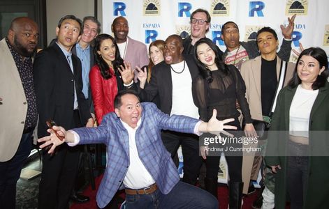 Cast and Crew at the screening of The Hit