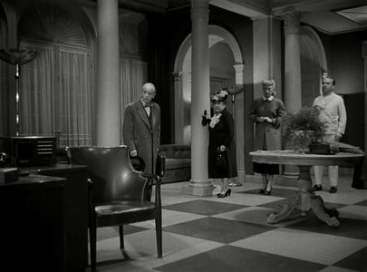 Victoria Horne, Josephine Hull, William H. Lynn, and Jesse White in Harvey (1950)