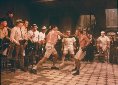 Mako, Simon Oakland, and Barney Phillips in The Sand Pebbles (1966)