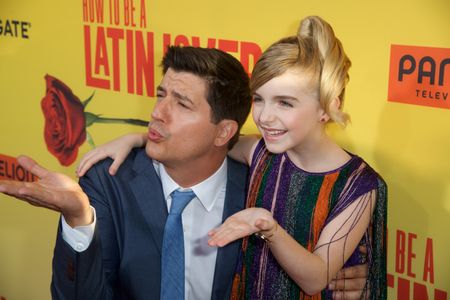 Ken Marino and Mckenna Grace at an event for How to Be a Latin Lover (2017)