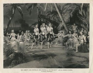 Laverne Andrews, Maxene Andrews, Patty Andrews, Sunnie O'Dea, and The Andrews Sisters in In the Navy (1941)