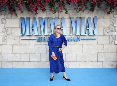 Meryl Streep at an event for Mamma Mia! Here We Go Again (2018)