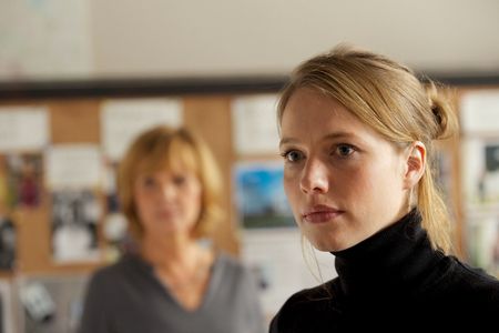 Anna Brüggemann and Ulrike Kriener in Detective Mrs. Ellen Lucas (2003)