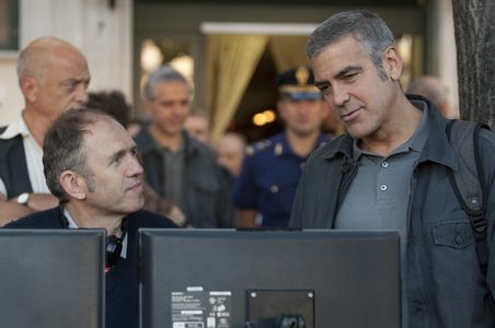 George Clooney, Anton Corbijn, and Guido Palliggiano in The American (2010)