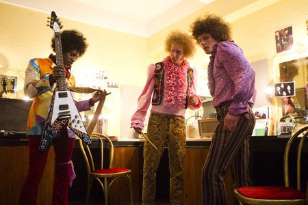 André 3000, Oliver Bennett, and Tom Dunlea in Jimi: All Is by My Side (2013)