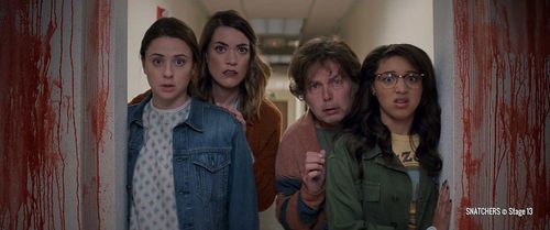 Rich Fulcher, J.J. Nolan, Gabrielle Elyse, and Mary Nepi in Snatchers (2017)